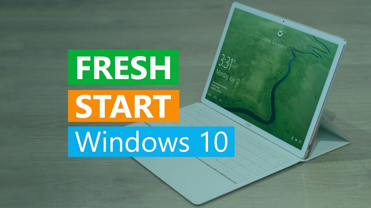 Formattazione e pulizia Fresh Start Windows 10