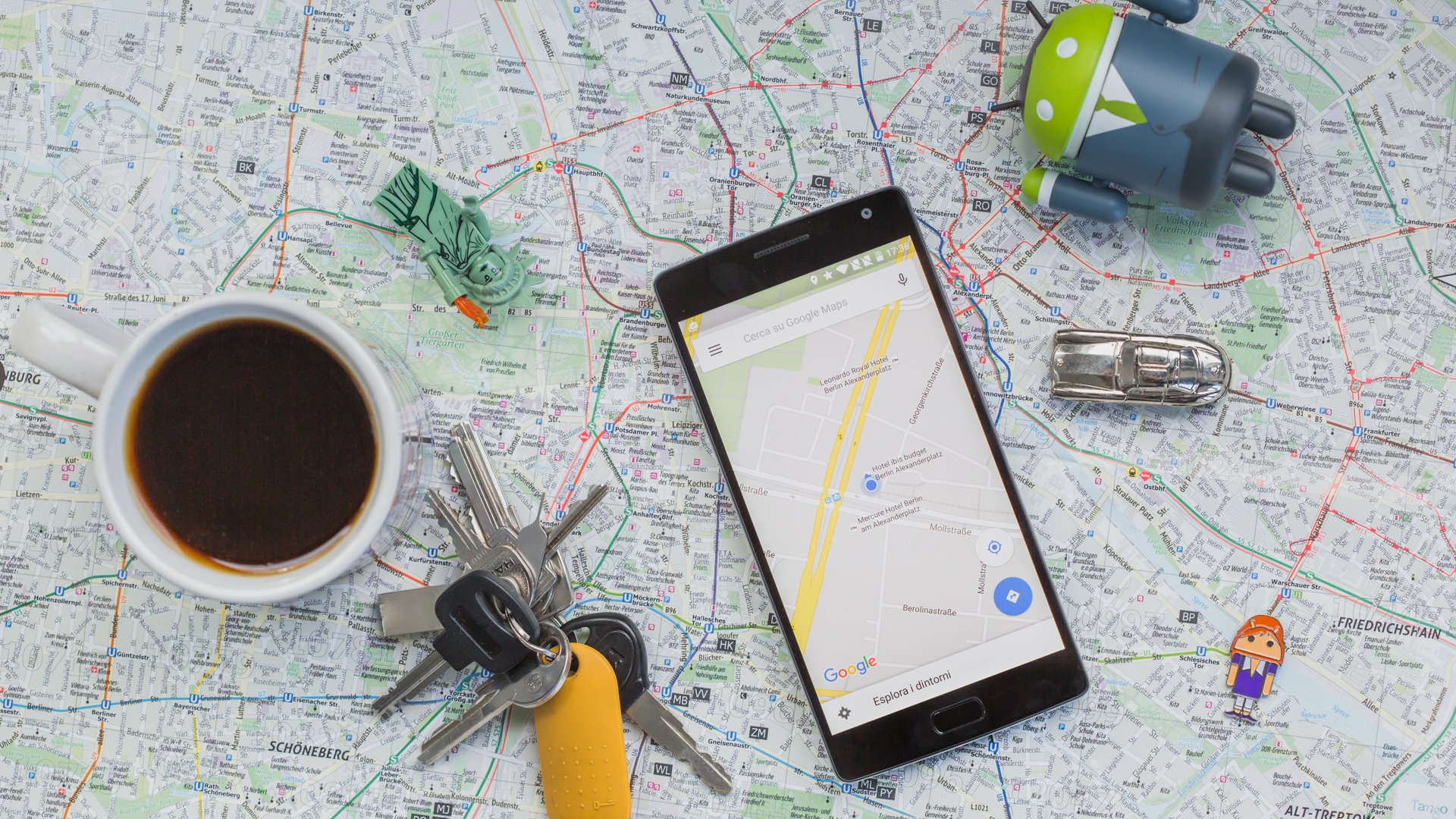 aumentare e migliorre precisione posizione GPS Android, Google Maps