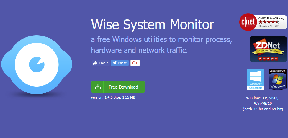 wise cleaner system monitor task manager